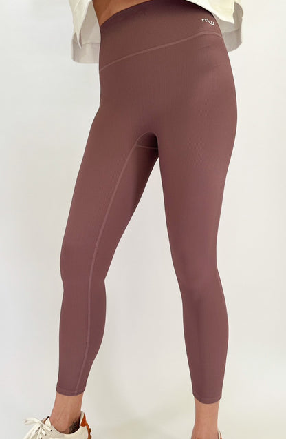 Meshmellow Velvety Pocket Ribbed Legging